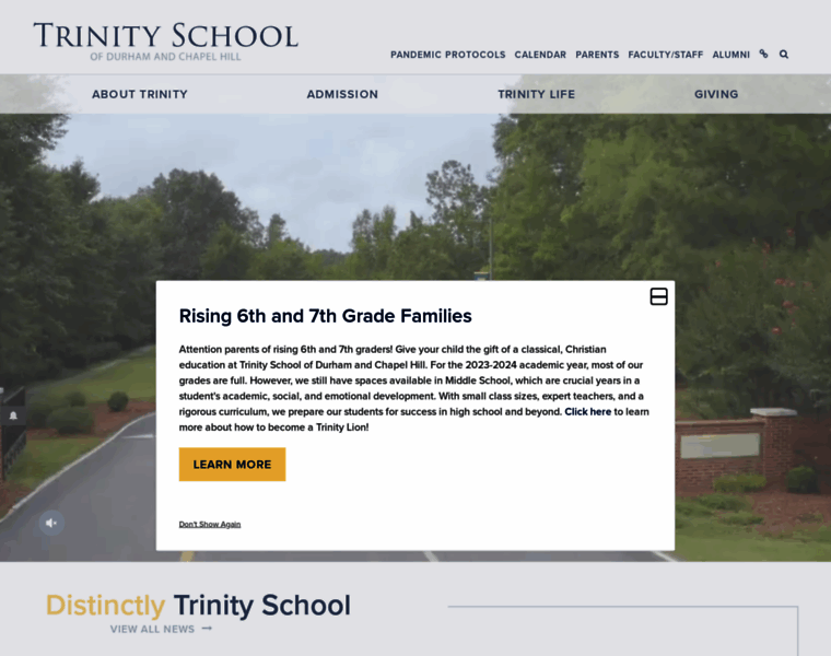 Trinityschoolnc.org thumbnail