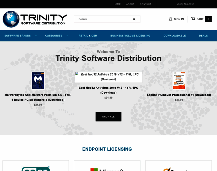 Trinitysoftwaredistribution.com thumbnail