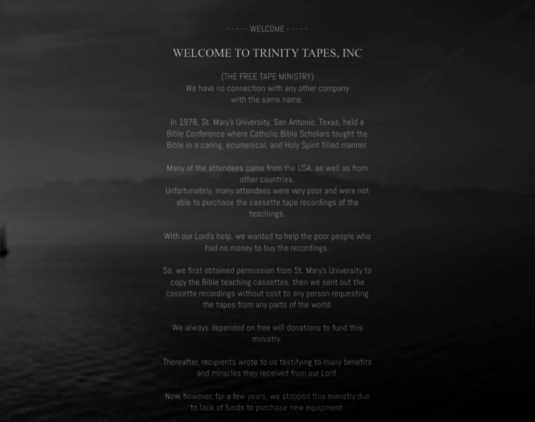 Trinitytapes.org thumbnail Trinitytapes.org thumbnail