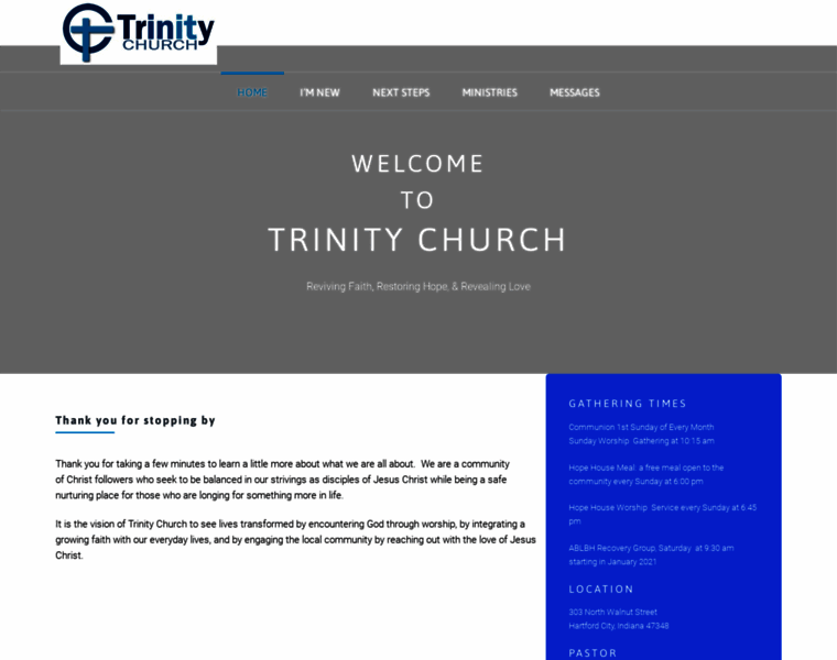 Trinityumchc.com thumbnail