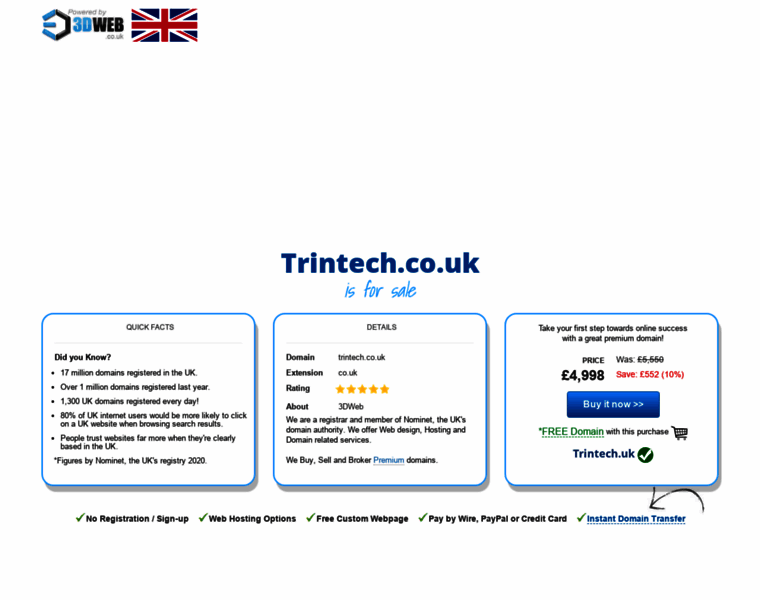 Trintech.co.uk thumbnail
