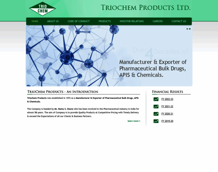 Triochemproducts.com thumbnail