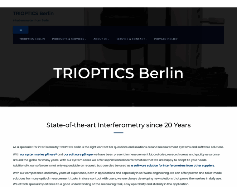 Trioptics-berlin.com thumbnail