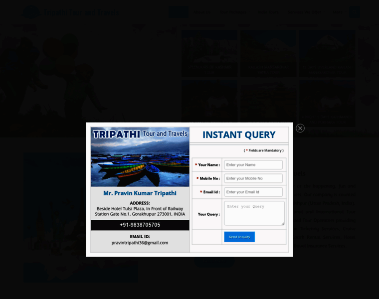 Tripathitourandtravels.com thumbnail Tripathitourandtravels.com thumbnail