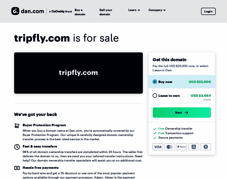 Tripfly.com thumbnail