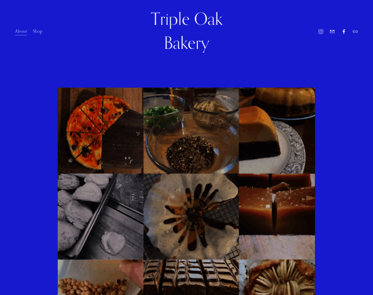 Tripleoakbakery.com thumbnail