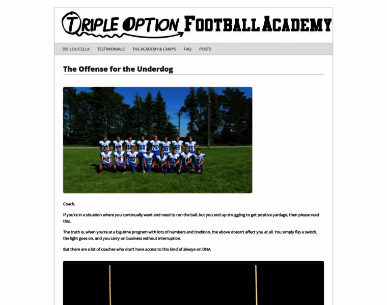 Tripleoptionfootball.com thumbnail