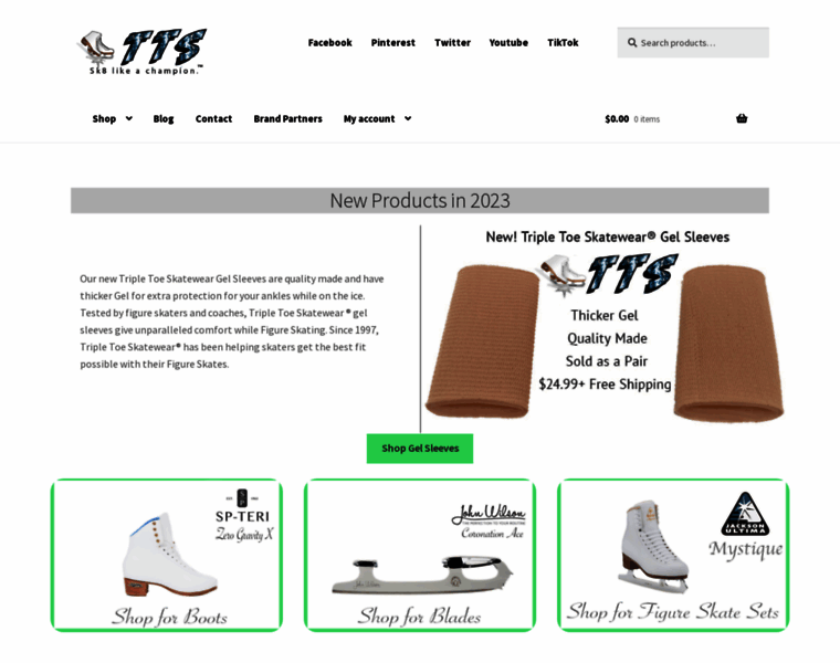 Tripletoeskatewear.com thumbnail