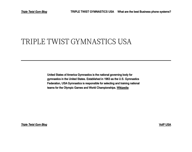 Tripletwistgymnastics.com thumbnail