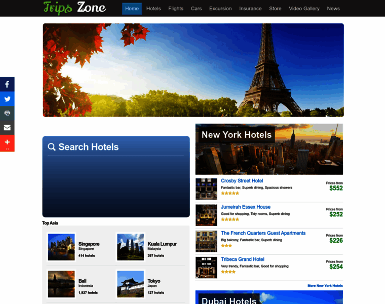 Tripszone.com thumbnail