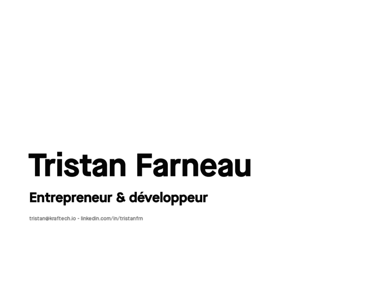 Tristanfarneau.com thumbnail