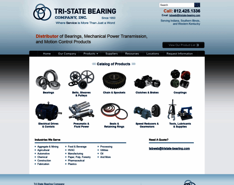 Tristate-bearing.com thumbnail