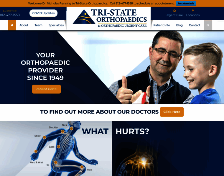 Tristate-ortho.com thumbnail