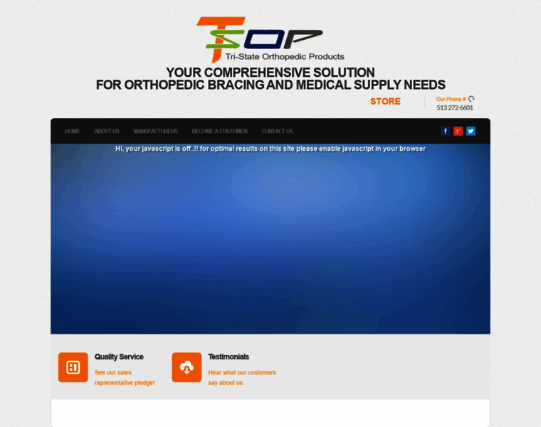 Tristateorthopedicproducts.com thumbnail