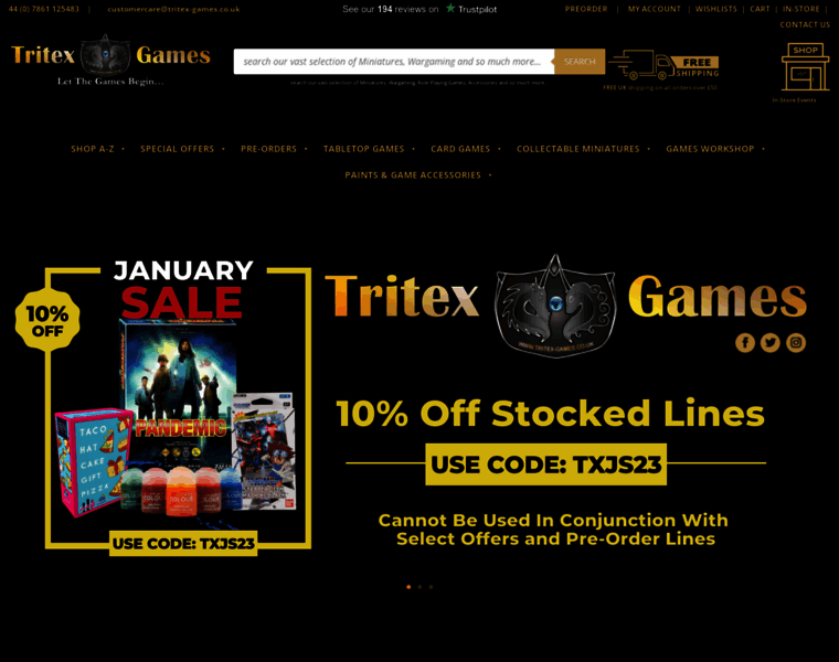 Tritex-games.co.uk thumbnail