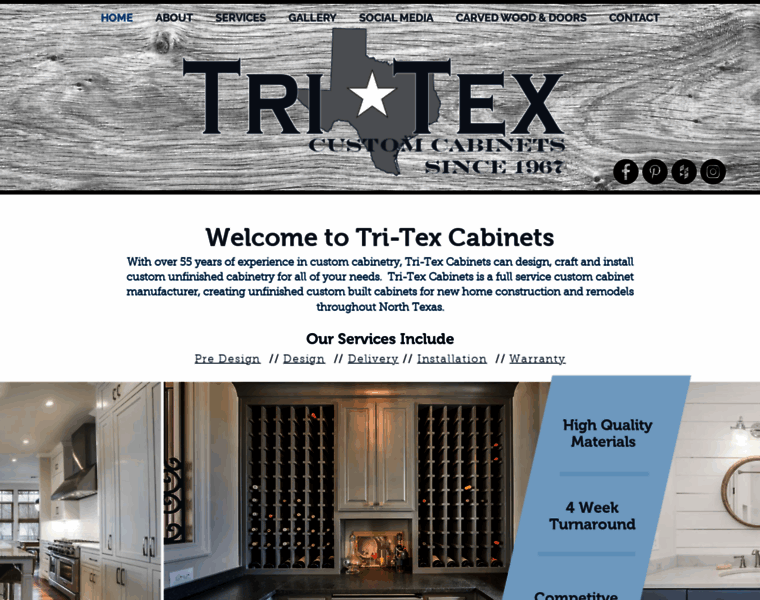 Tritexcabinets.com thumbnail