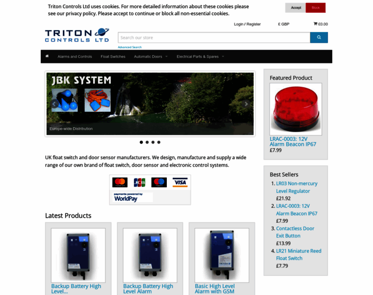 Tritoncontrols.co.uk thumbnail
