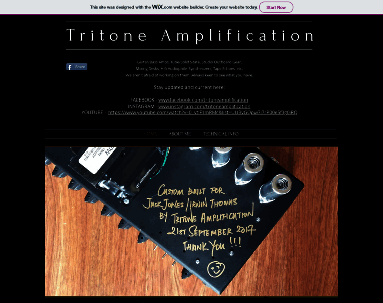Tritone-amps.com thumbnail