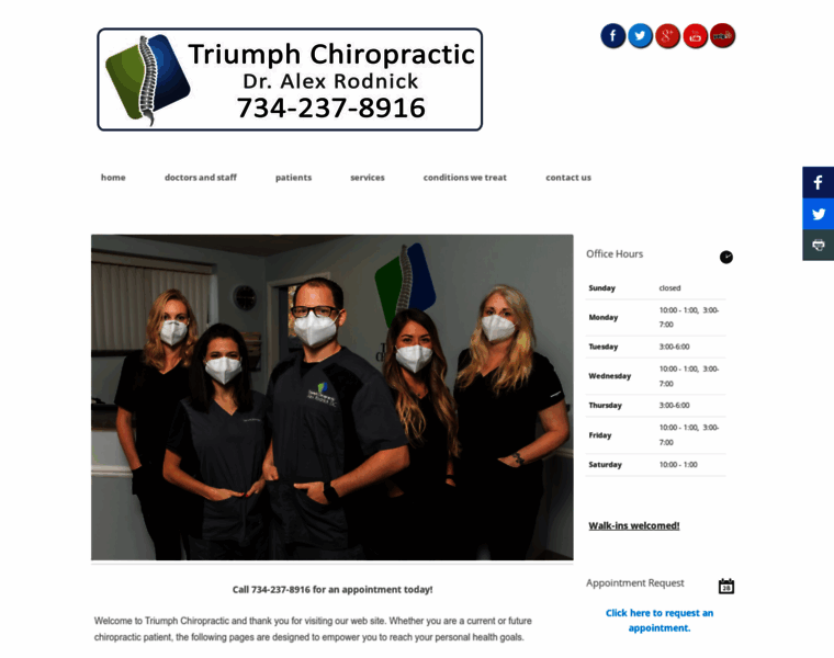 Triumphchiropractic.com thumbnail