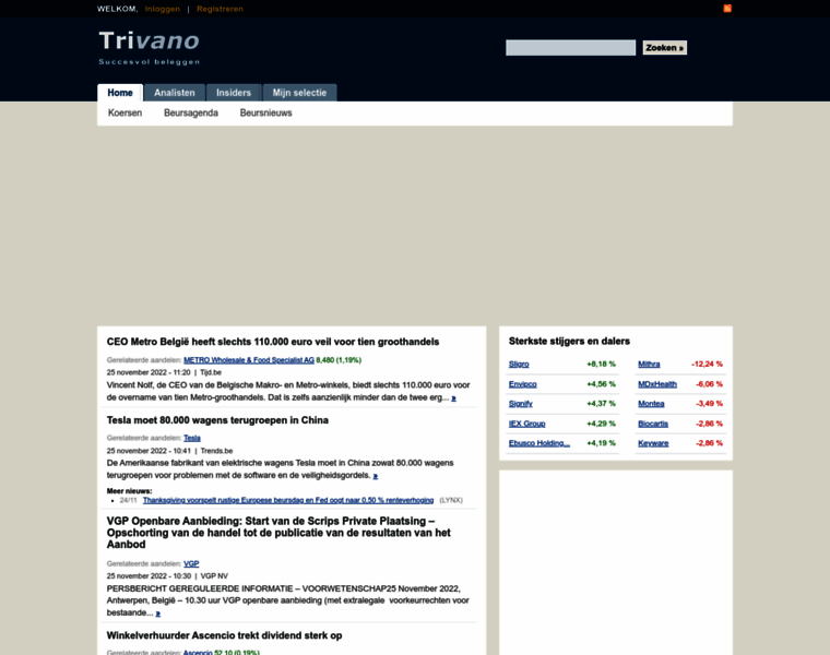 Trivano.com thumbnail