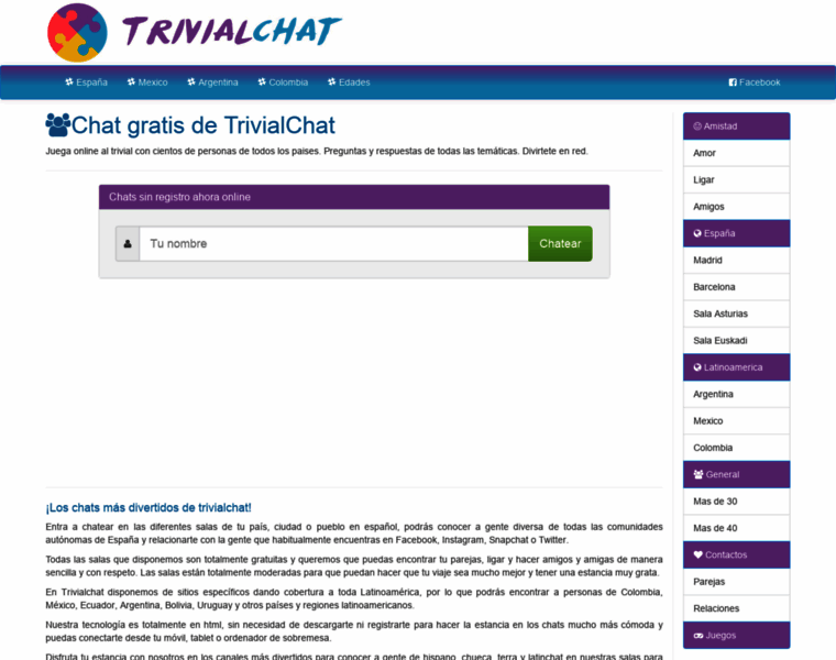 Trivialchat.org thumbnail