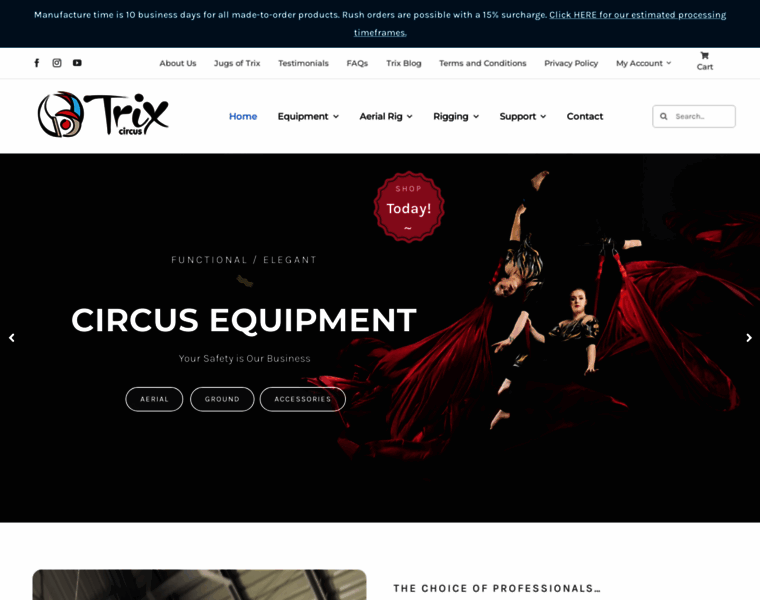 Trixcircus.com thumbnail