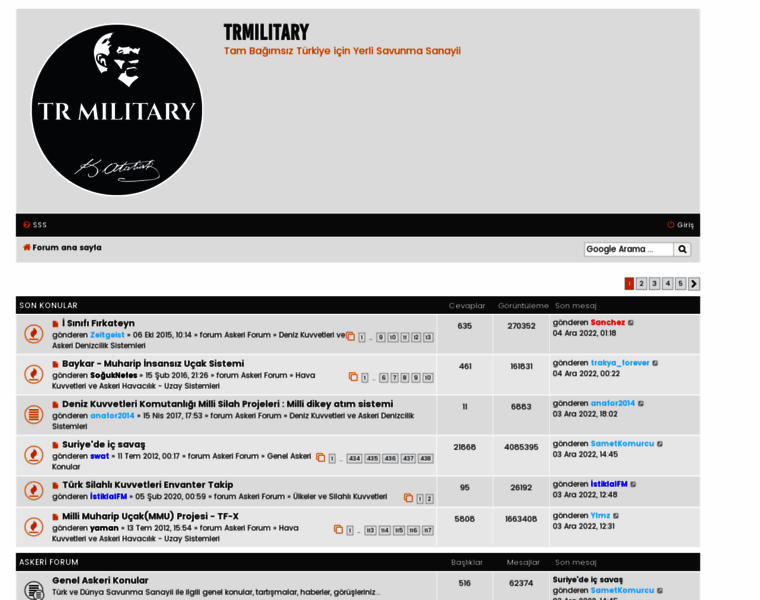Trmilitary.org thumbnail