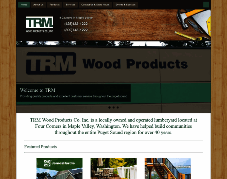 Trmwoodproducts.net thumbnail
