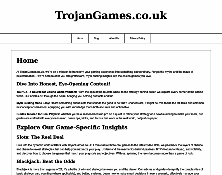 Trojangames.co.uk thumbnail