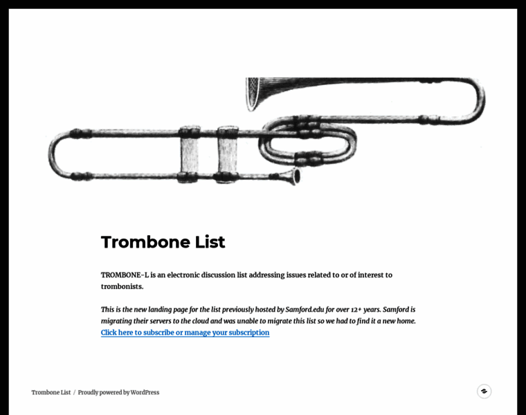Trombonelist.org thumbnail