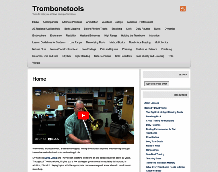 Trombonetools.com thumbnail