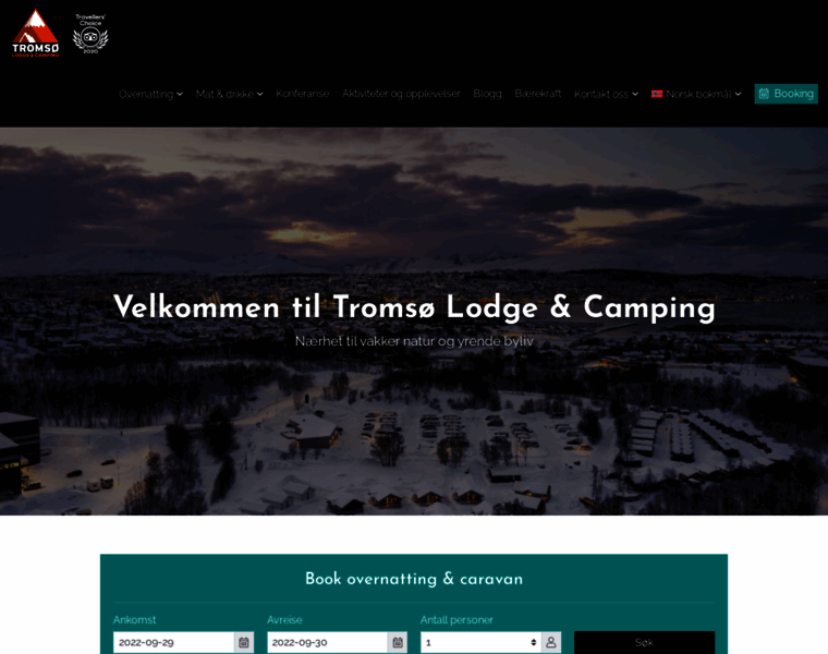 Tromsolodgeandcamping.no thumbnail