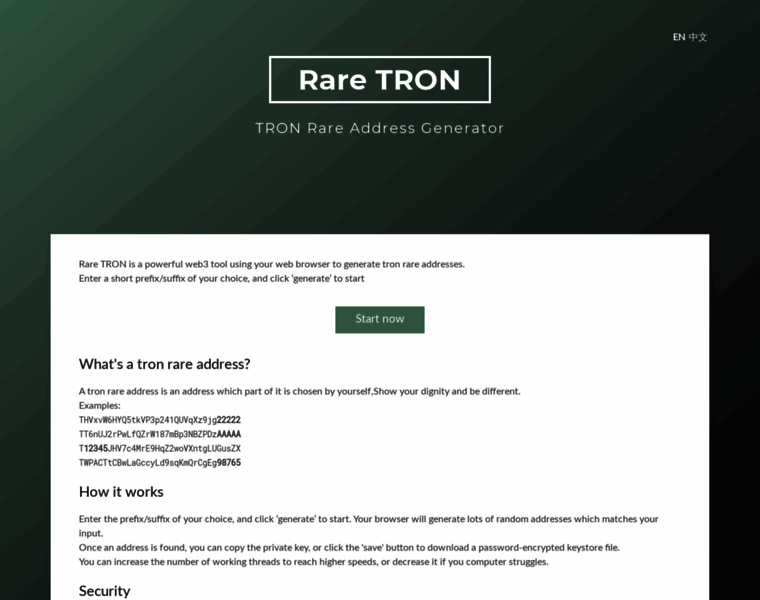 Tronaddress.org thumbnail