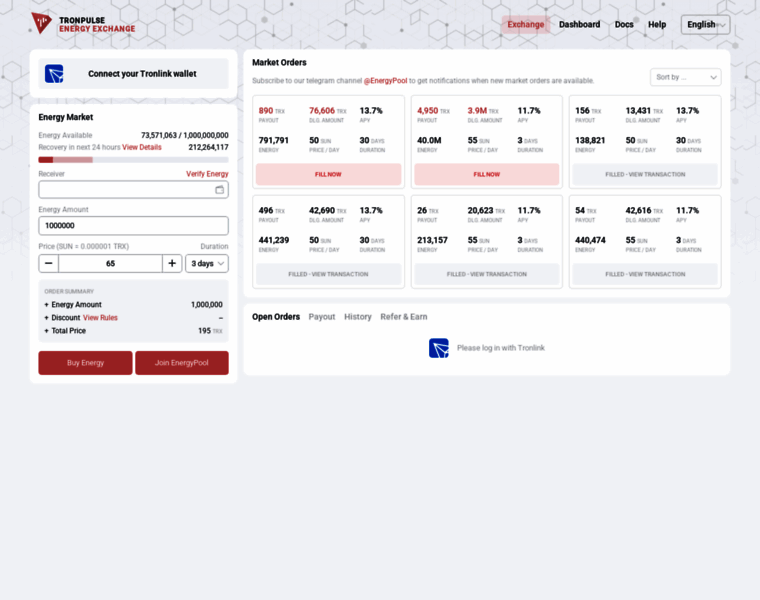 Tronpulse.io thumbnail Tronpulse.io thumbnail