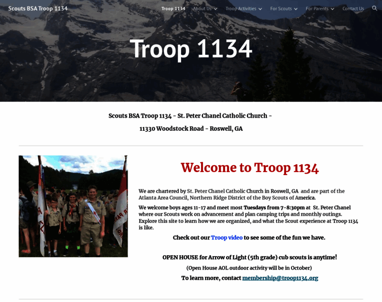 Troop1134.org thumbnail