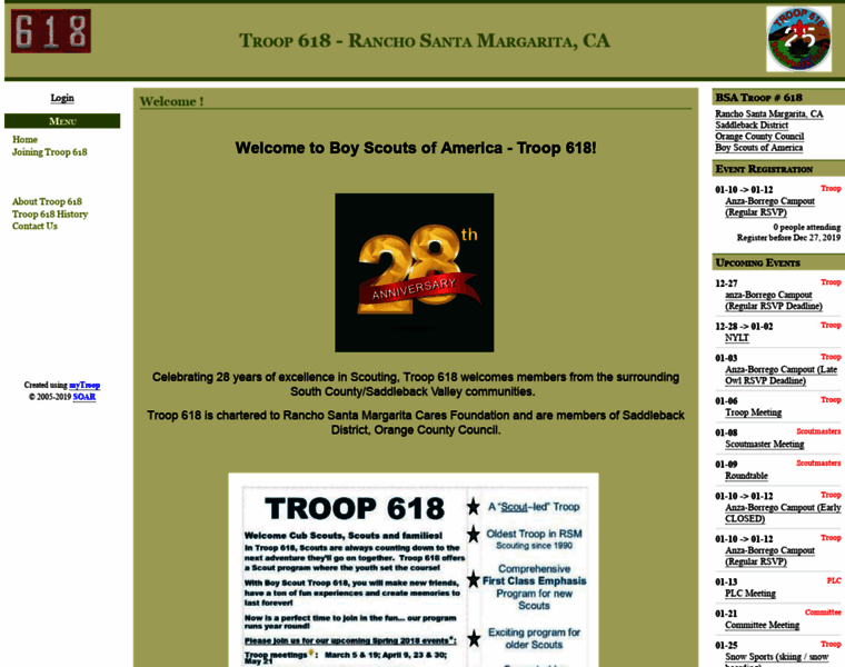 Troop618.net thumbnail