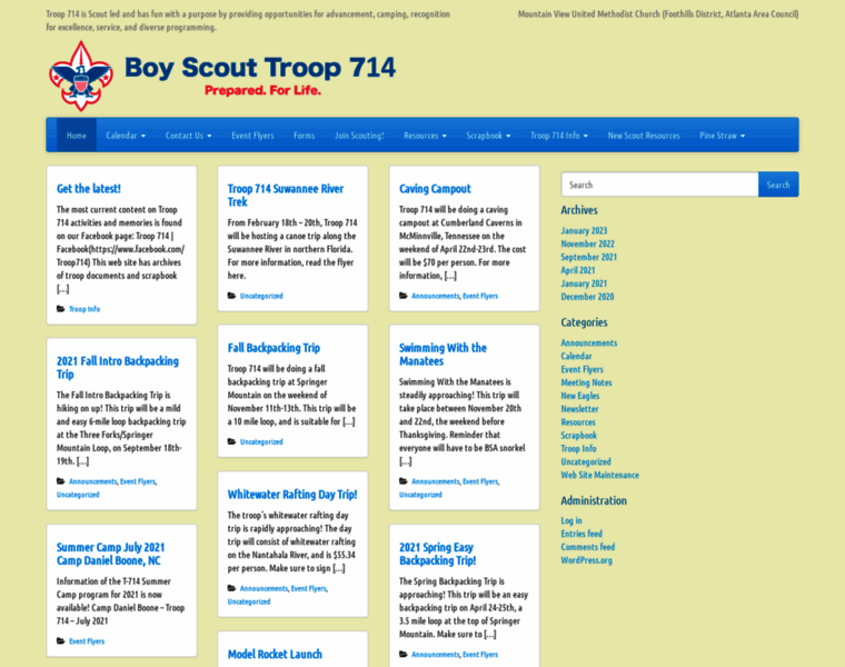Troop714.org thumbnail