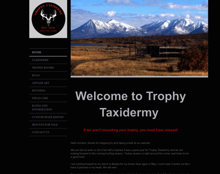Trophy-taxidermy.com thumbnail