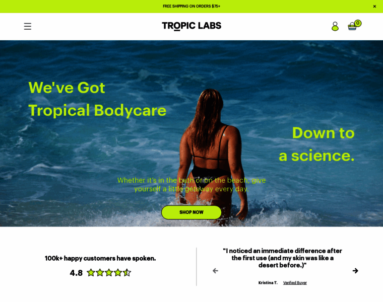 Tropic-labs.com thumbnail