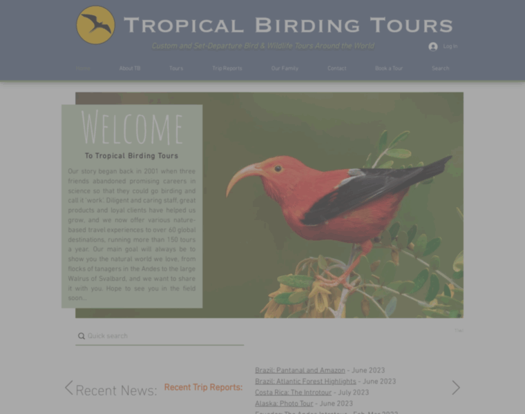 Tropicalbirding.com thumbnail