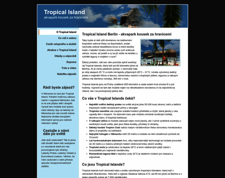 Tropicalisland.cz thumbnail