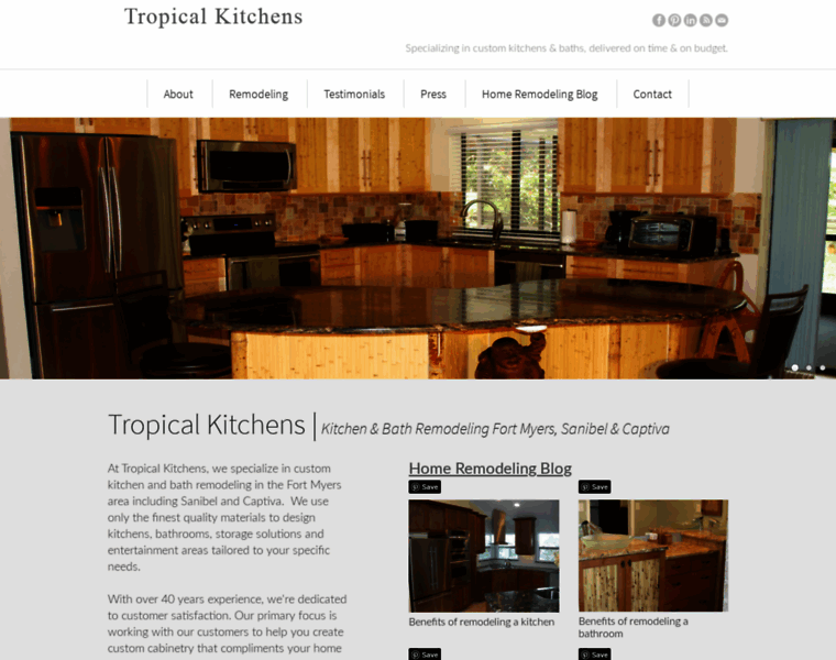 Tropicalkitchens.net thumbnail