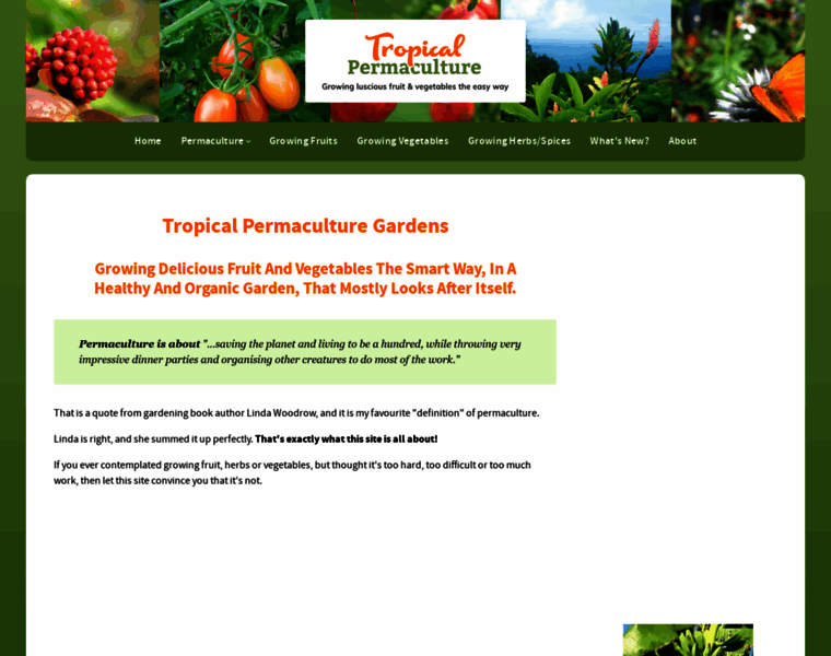 Tropicalpermaculture.com thumbnail