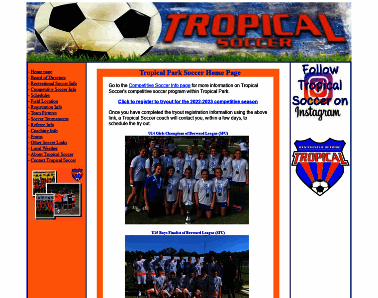 Tropicalsoccer.org thumbnail