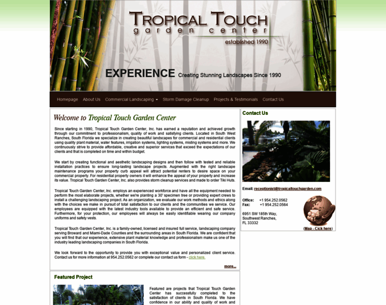 Tropicaltouchgardencenter.com thumbnail