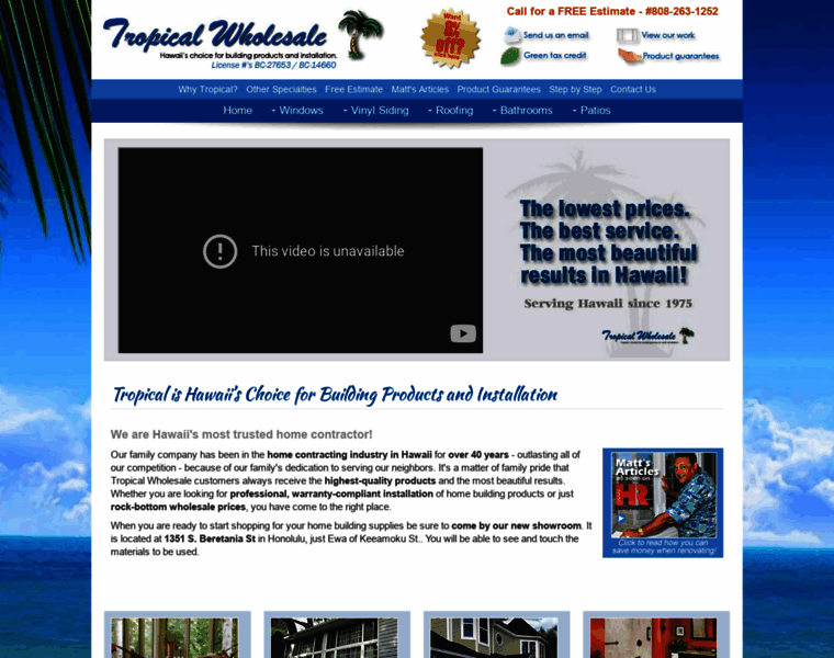 Tropicalwholesaleonline.com thumbnail