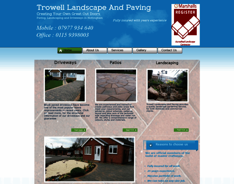 Trowell-landscape.co.uk thumbnail