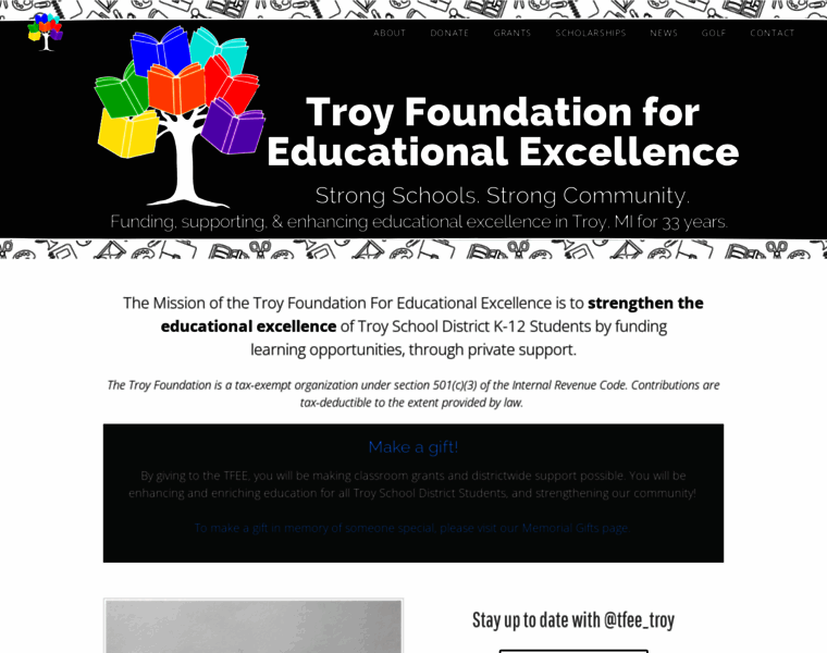Troyfoundation.org thumbnail
