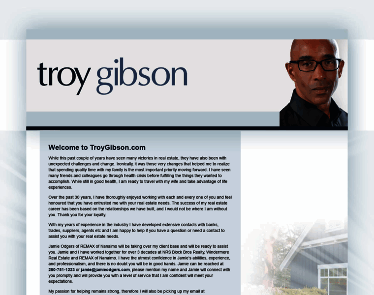 Troygibson.com thumbnail