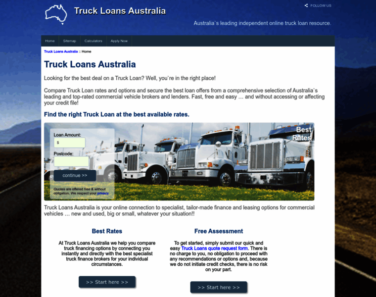 Truck-loans.com.au thumbnail
